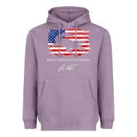 Lavender Don_t Tread On Florida Governor Ron DeSantis 2022 USA Flag Heavyweight Hoodie - minhPixels