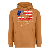 Meerkat Don_t Tread On Florida Governor Ron DeSantis 2022 USA Flag Heavyweight Hoodie - minhPixels