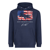 Navy Don_t Tread On Florida Governor Ron DeSantis 2022 USA Flag Heavyweight Hoodie - minhPixels