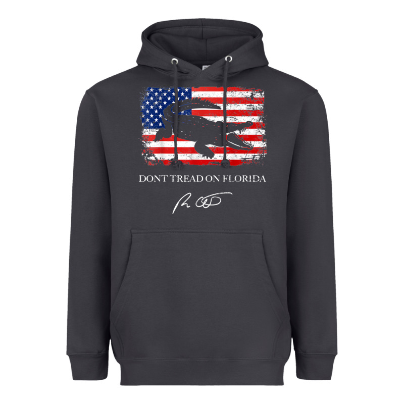 Don_t Tread On Florida Governor Ron Desantis 2022 Usa Flag Heavyweight Hoodie by minhPixels | Teevron