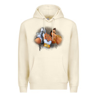 Sandshell Sneaker and heel afro woman Premium Hoodie - RanaPortraitStore