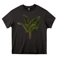 Asphalt palm tree Heavy Core Tee - LillyAllenDesigns