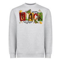 Heather Grey black Heavyweight Sweatshirt - LillyAllenDesigns