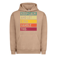 Pigment Burro Keep Calm And Let Ezra Handle This Funny Retro Quote Urban Hoodie - minhPixels