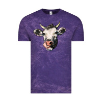 Cloud Purple Cow Vintage Tee - HowdyJamesFarm