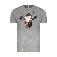 Cloud Rock Cow Vintage Tee - HowdyJamesFarm