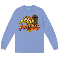 Colony Blue Black and proud Long Sleeve Tee - HowdyJamesFarm