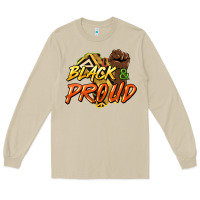 Mushroom Black and proud Long Sleeve Tee - HowdyJamesFarm