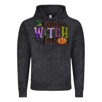 Vintage Black resting witch face Vintage Hoodie - CowGirlArtShop