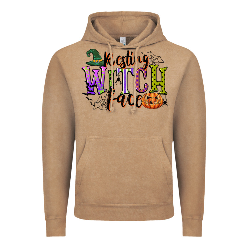 Resting Witch Face Vintage Hoodie by CowGirlArtShop | Teevron