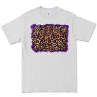 Dove Grey mardi gras leopard background Premium Tee - RanaPortraitStore