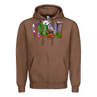 Chestnut Halloween RN Registered Nurse Zipper Hoodie - LillyAllenDesigns