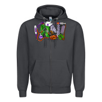 Smoke Halloween RN Registered Nurse Zipper Hoodie - LillyAllenDesigns