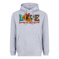 Heather Grey love german shepherd Heavyweight Hoodie - Artiststas