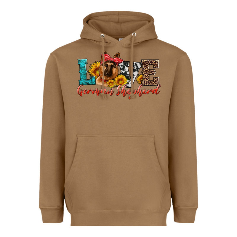 Love German Shepherd Heavyweight Hoodie by Artiststas | Teevron