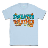 Dusty Blue Fall Classic Tee - texasbilliewilder