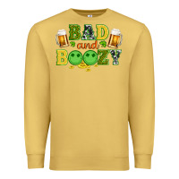 Antique Gold bad and boozy wıth beer and coins Premium Sweatshirt - Artiststas