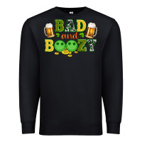 Black bad and boozy wıth beer and coins Premium Sweatshirt - Artiststas