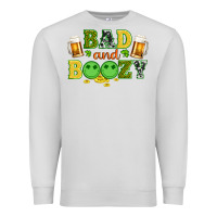 Dove Grey bad and boozy wıth beer and coins Premium Sweatshirt - Artiststas