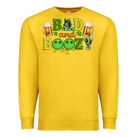 Lemon bad and boozy wıth beer and coins Premium Sweatshirt - Artiststas