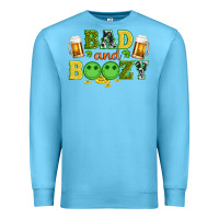 Ocean Blue bad and boozy wıth beer and coins Premium Sweatshirt - Artiststas