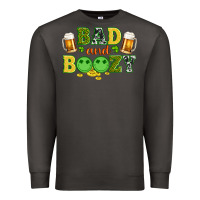 Smoke bad and boozy wıth beer and coins Premium Sweatshirt - Artiststas