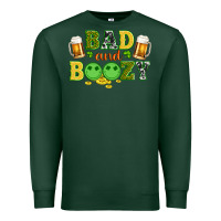Sports Green bad and boozy wıth beer and coins Premium Sweatshirt - Artiststas