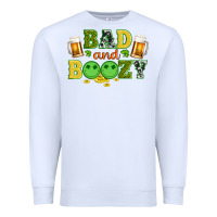 White bad and boozy wıth beer and coins Premium Sweatshirt - Artiststas