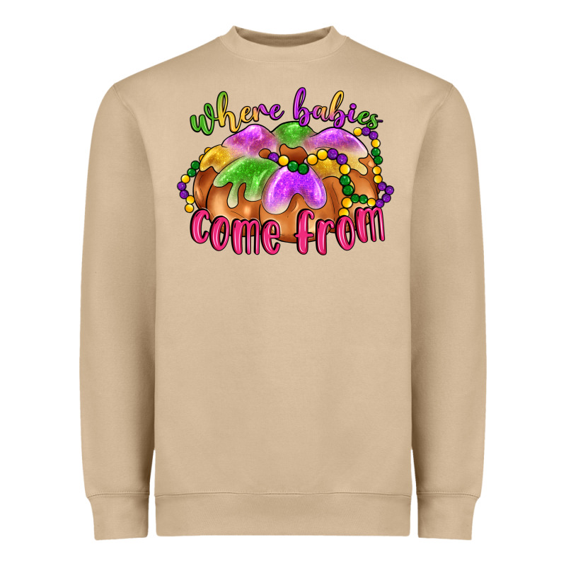 Where Babies Come From Heavyweight Sweatshirt by LillyAllenDesigns | Teevron