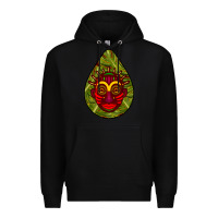 Black african masks teardrop  7 Premium Hoodie - BundleAndBundleShop