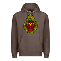 Coffee african masks teardrop  7 Premium Hoodie - BundleAndBundleShop