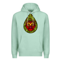 Seafoam african masks teardrop  7 Premium Hoodie - BundleAndBundleShop