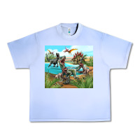 Grape Ice dinosaurs Urban Heavy Tee - TumblerDesignByShophia