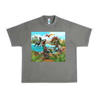 Tornado dinosaurs Urban Heavy Tee - TumblerDesignByShophia
