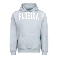 Heather Grey Florida Crewneck Sweatshirt Sports College Style State Gifts Urban Hoodie - minhPixels