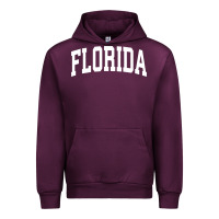 Mauve Wine Florida Crewneck Sweatshirt Sports College Style State Gifts Urban Hoodie - minhPixels