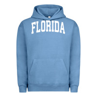Pigment Pebble Blue Florida Crewneck Sweatshirt Sports College Style State Gifts Urban Hoodie - minhPixels