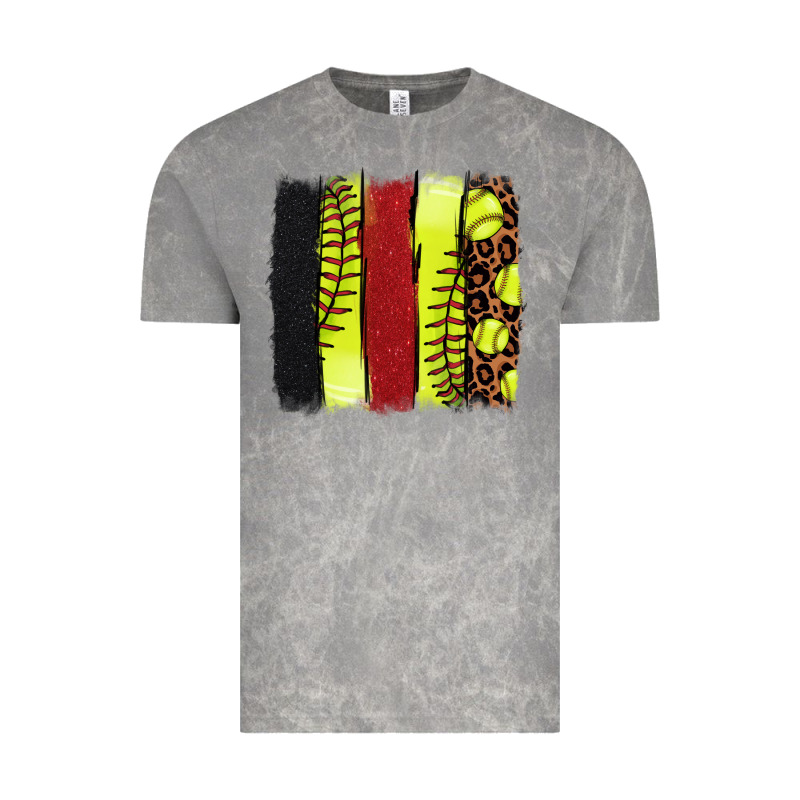 Softball Brushstroke Vintage Tee by HowdyJamesFarm | Teevron