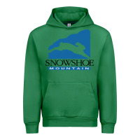 Emerald snowshoe mountain Urban Hoodie - minhPixels