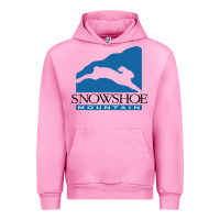 Fuchsia Pink snowshoe mountain Urban Hoodie - minhPixels