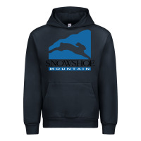 Navy snowshoe mountain Urban Hoodie - minhPixels