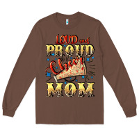 Chestnut Loud and proud cheer Mom Mother's Day Long Sleeve Tee - CowGirlArtShop
