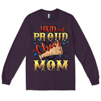Plum Loud and proud cheer Mom Mother's Day Long Sleeve Tee - CowGirlArtShop