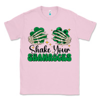 Bubblegum Pink shake your shamrocks Classic Tee - CowhideDigitalArt