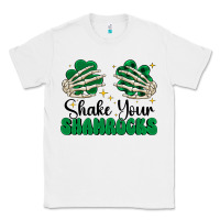 White shake your shamrocks Classic Tee - CowhideDigitalArt