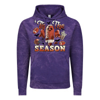 Cloud Purple tis the season football halloween Vintage Hoodie - CowGirlArtShop