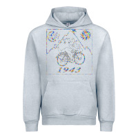 Heather Grey Bicycle Day 1943  LSD Acid Trip  Druffi gift Urban Hoodie - minhPixels