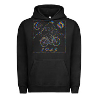 Pigment Black Bicycle Day 1943  LSD Acid Trip  Druffi gift Urban Hoodie - minhPixels