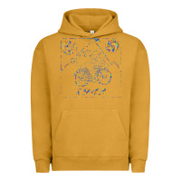 Pigment Peanut Butter Bicycle Day 1943  LSD Acid Trip  Druffi gift Urban Hoodie - minhPixels