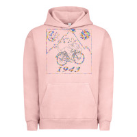 Pigment Salmon Bicycle Day 1943  LSD Acid Trip  Druffi gift Urban Hoodie - minhPixels